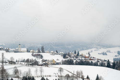 Schneelandschaft Schweiz
