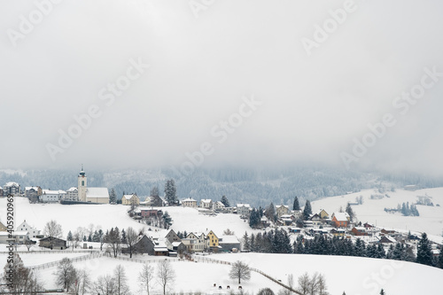 Schneelandschaft Schweiz