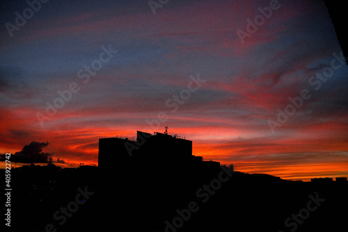 Ocaso en el Oeste de Caracas  Venezuela