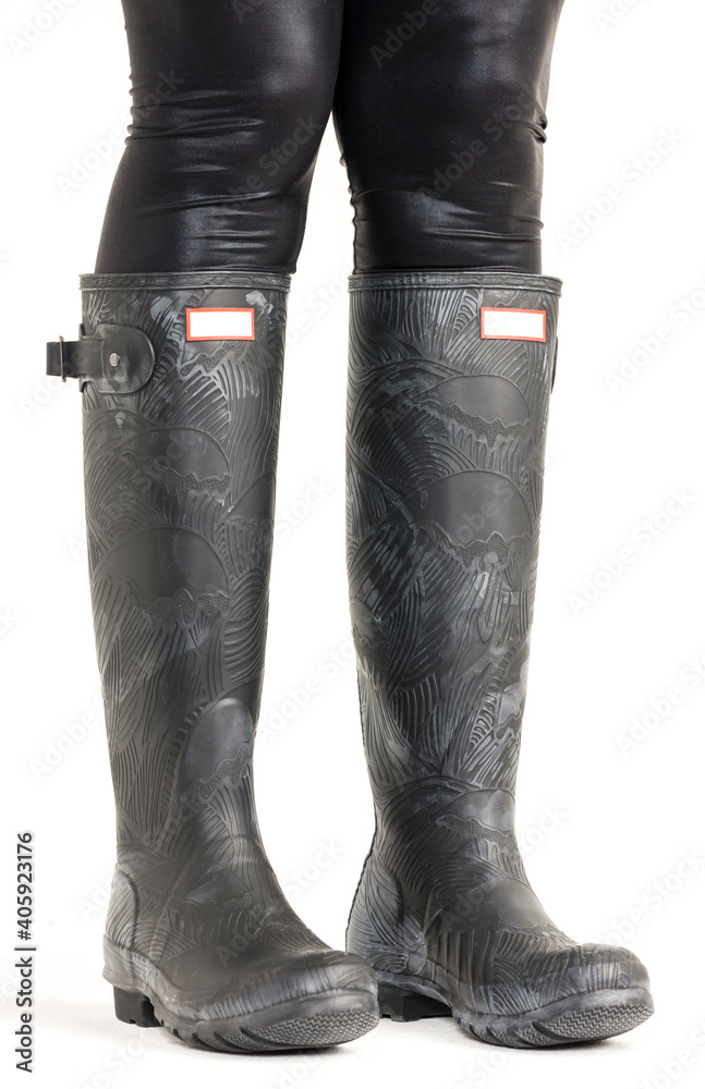 ladies modern black-gray patterned boots ladies modern black-gray patterned boots