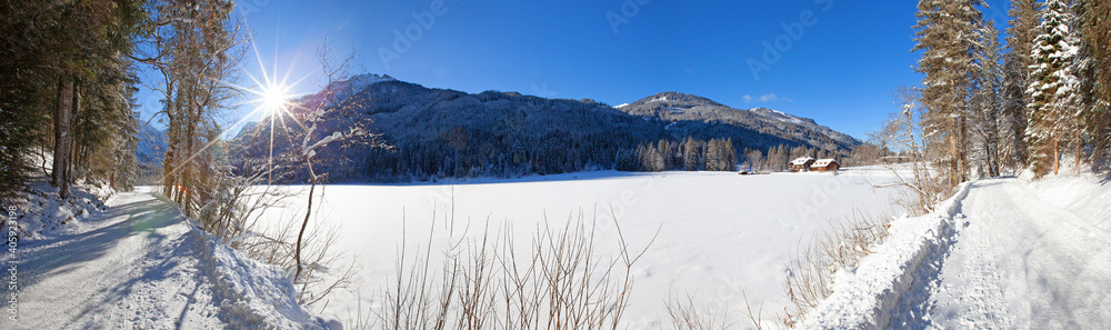 Winterlandschaft in Kleinarl am Jägersee