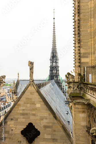 Notre Dame de Paris Cathedral in Paris.
