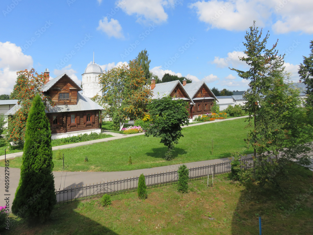 Privacy and beauty. The City Of Suzdal. Quiet streets of picturesque Russian cities. Preserved ancient buildings.