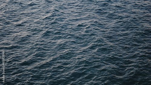 blue open water texture background