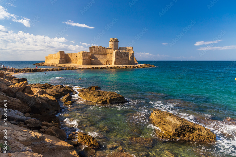 Castle in Isola di Capo Rizzuto, Province of Crotone, Calabria, Italy Castle in Isola di Capo Rizzuto, Province of Crotone, Calabria, Italy