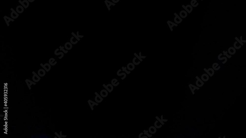 Lightining rooftop on nightclub for dancing