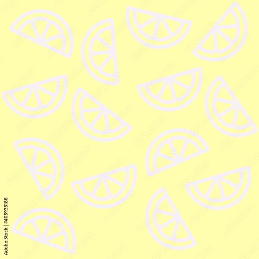 seamless yellow pattern with lemon slices seamless yellow pattern with lemon slices