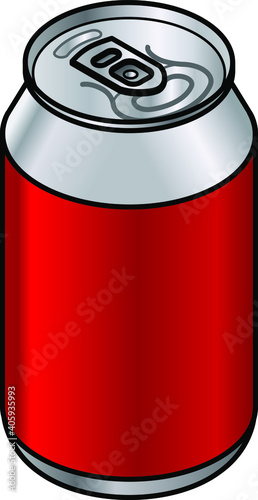 A generic unlabelled aluminium drink can - 330/350/355/375 mL - 11.6/12.3/12.5/13.2 fl oz - 11.2/11.8/12/12.7 US fl oz.