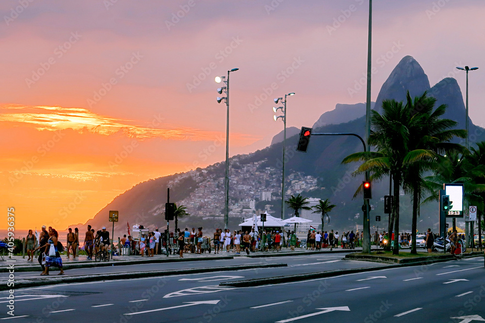 Entardecer em Ipanema, Rio de Janeiro