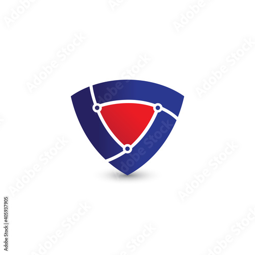 Electronic protection shield. Vector symbol Free Download Electronic protection shield. Vector symbol - GFXLoad