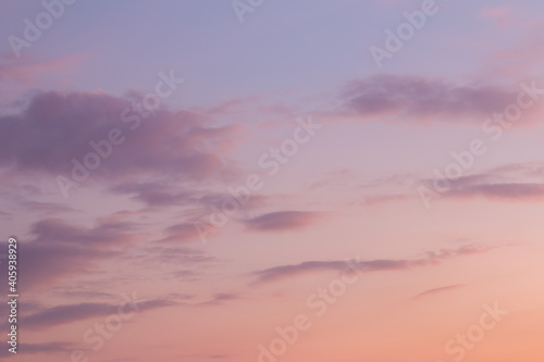 beautiful colorful sky and cloud in twilight time background