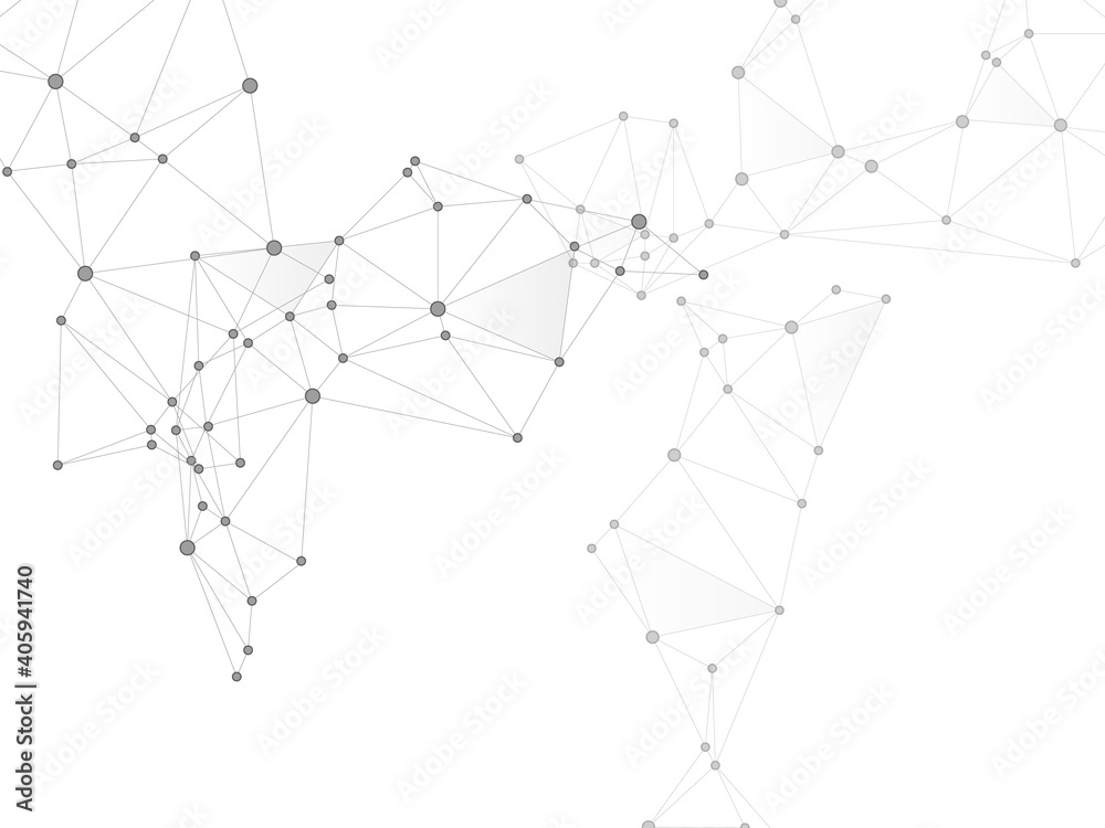 Block chain global network technology concept. Block chain global network technology concept.