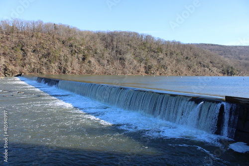 dam river water scenic view