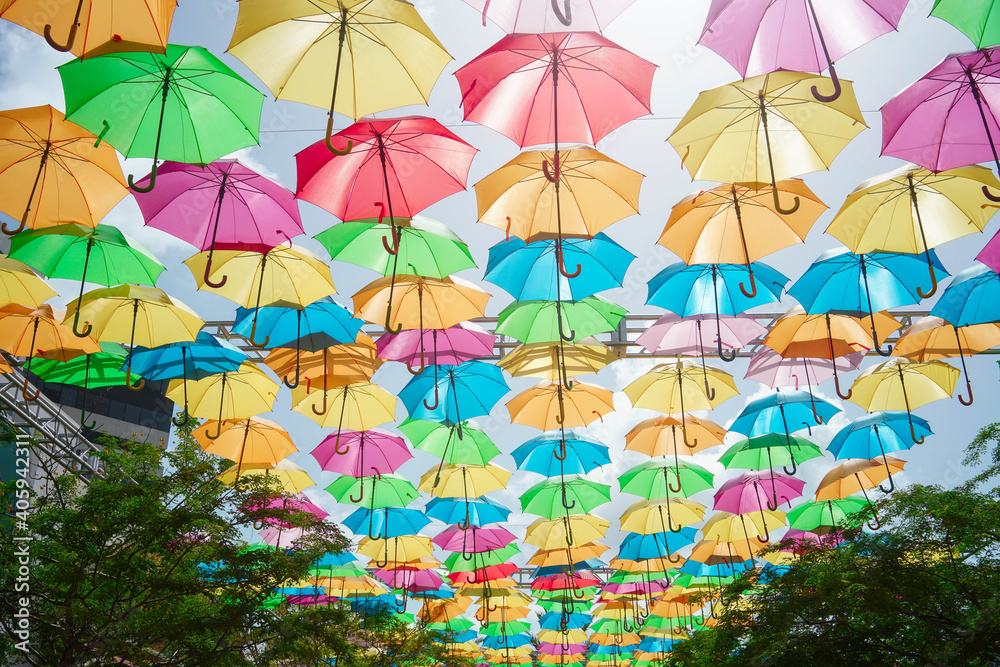 umbrellas on the beach