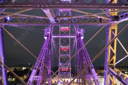 wheel at night
