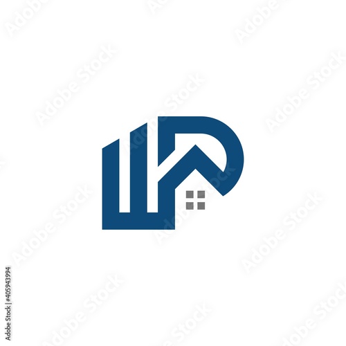 Free Download Wp letter building logo architecture - GFXLoad