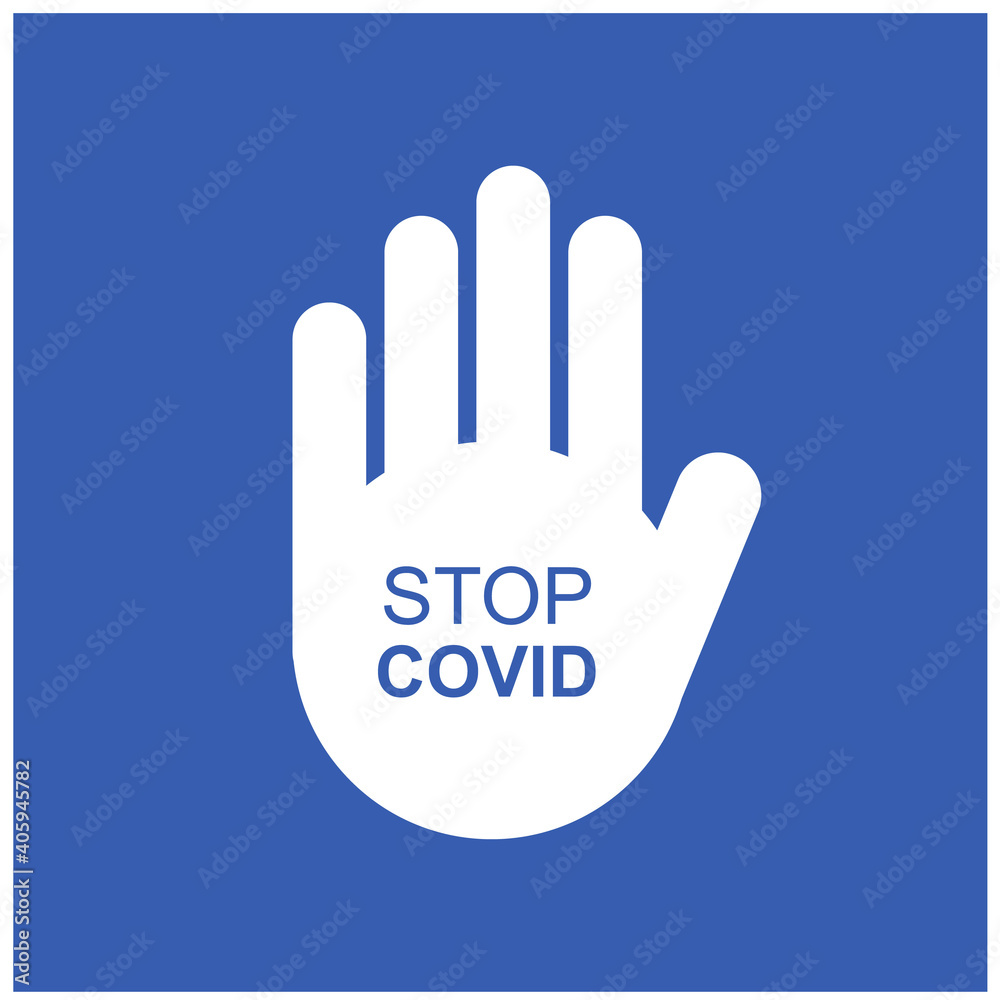 Stop Corona Virus. Stop Covid-19 Sign, symbol and emblem. Vector Illustration Stop Corona Virus. Stop Covid-19 Sign, symbol and emblem. Vector Illustration