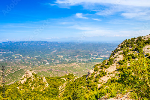 Montserrat mountains  Catalonia  Spain