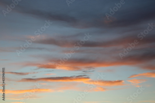 Sunset clouds color skyline beautiful © Robert