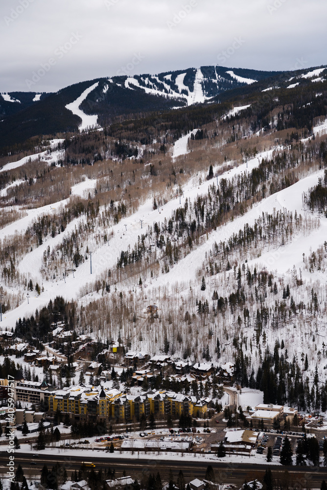 Vail, Colorado during the winter. 
