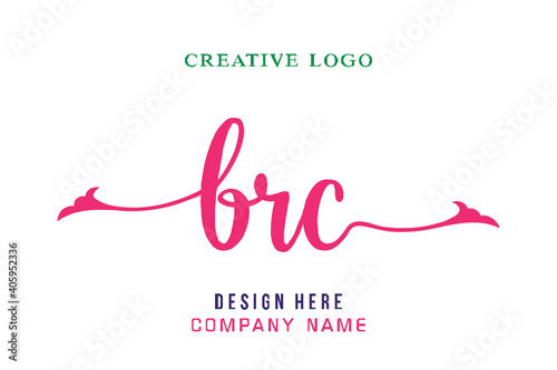 BRC lettering logo is simple, easy to understand and authoritative