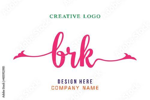 BRK lettering logo is simple, easy to understand and authoritative