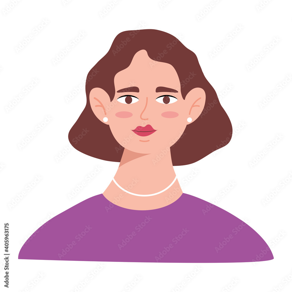 young woman with short hair avatar character icon vector illustration design young woman with short hair avatar character icon vector illustration design