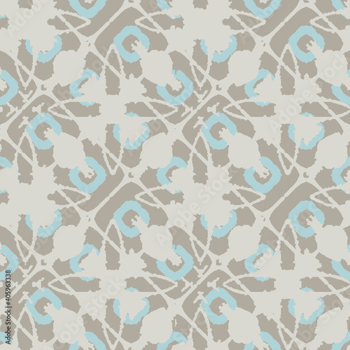 Abstract seamless vector pattern in muted colors. Surface print design for fabrics, stationery, scrapbook paper, gift wrap, home decor, wallpaper, backgrounds, textiles, and packaging.