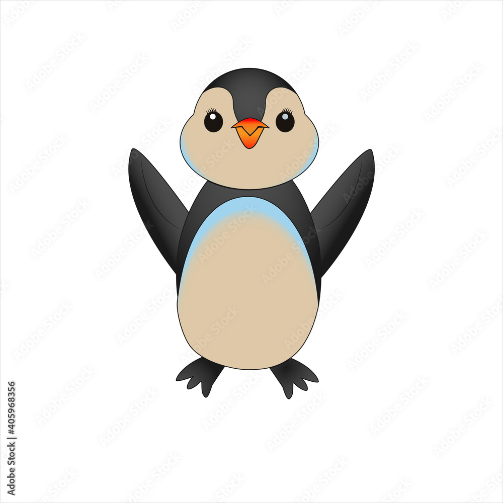 Obraz premium baby penguin