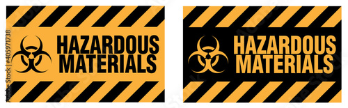 Quarantine restrict area sign. Eps 10 vector illustration.