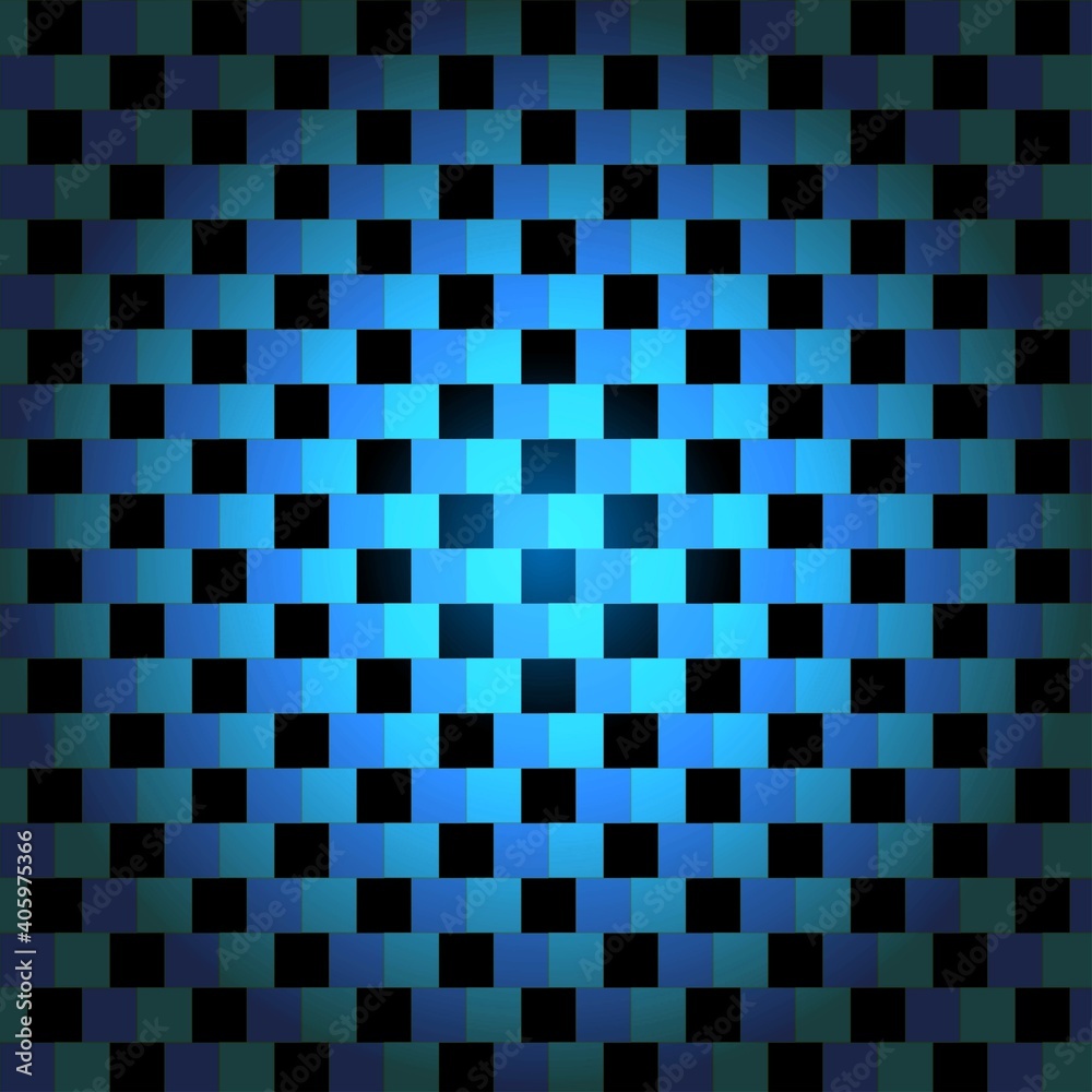 Fototapeta premium Blue Black and grey abstract 3d vintage wallpaper background