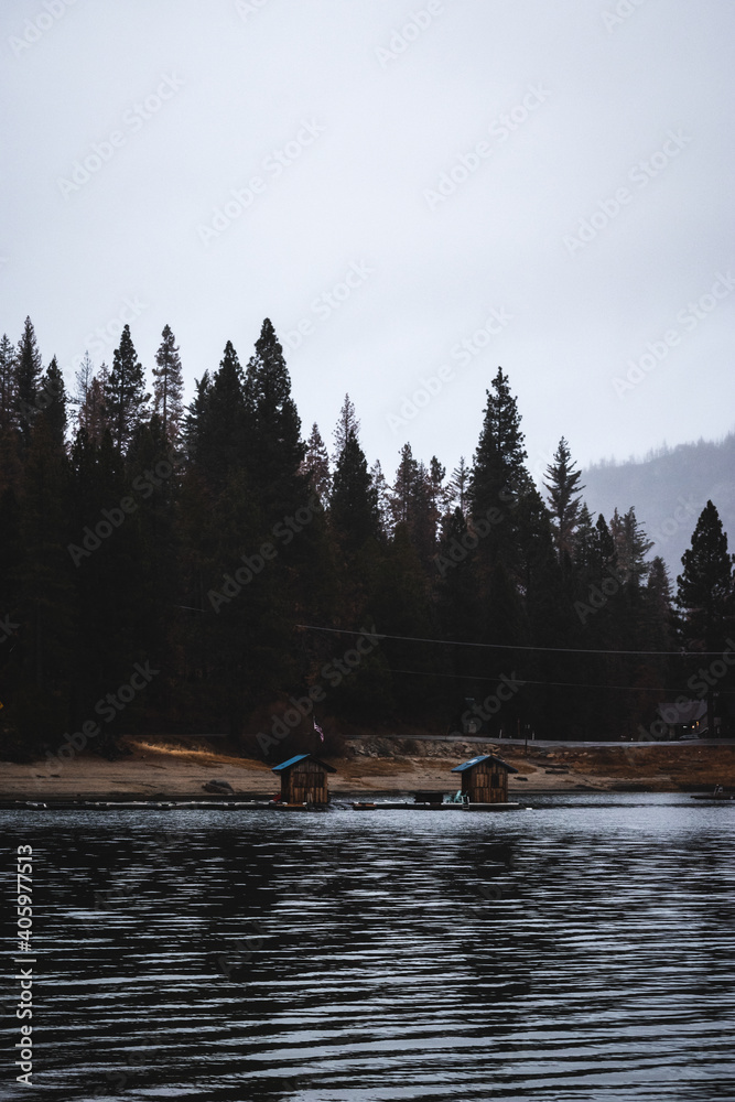 lake in the mountains