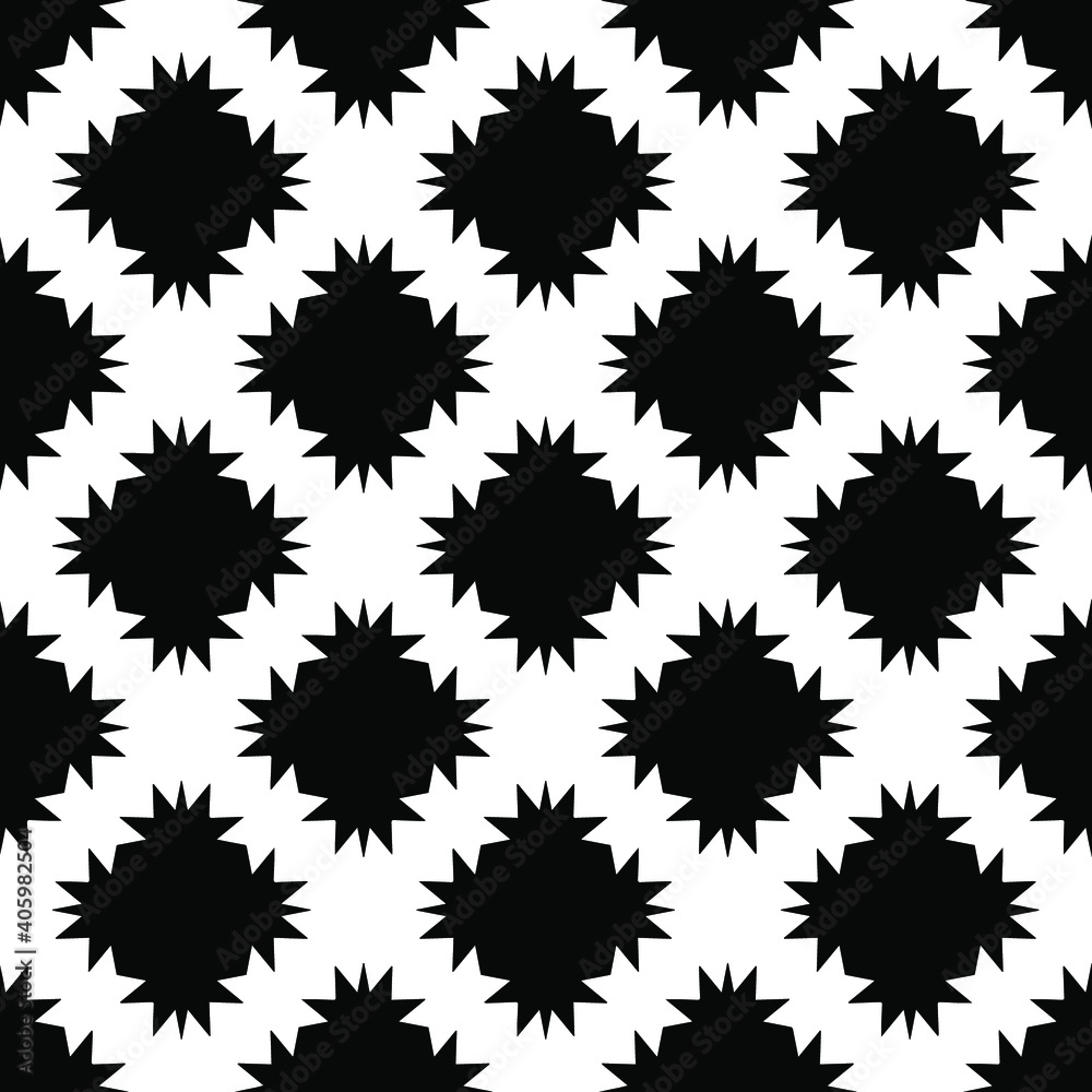 Black and white texture. Abstract seamless geometric pattern.
Black and white texture. Abstract seamless geometric pattern.