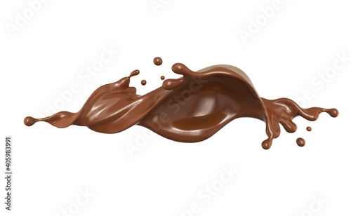 splash of chocolate photo