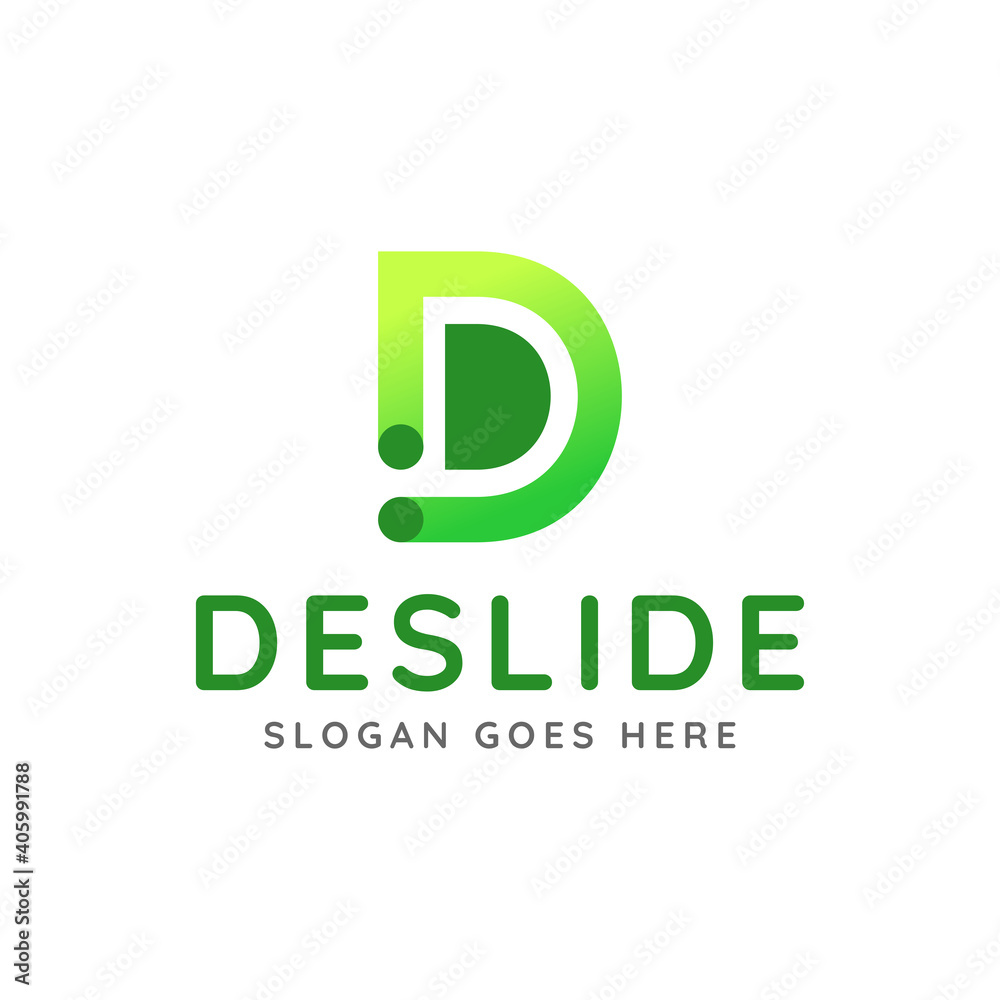 Initial Letter D Logo Icon Design Template Initial Letter D Logo Icon Design Template