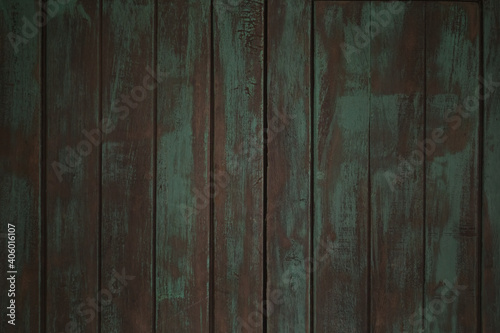 old green wood closeup for background