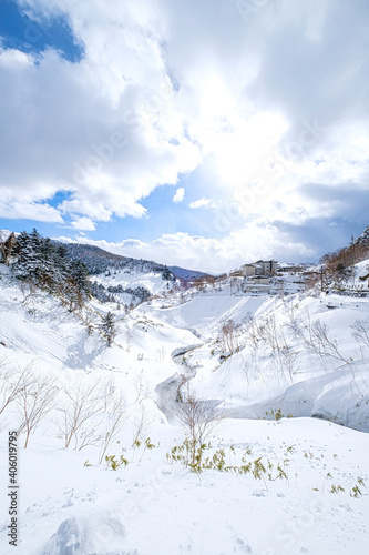 【群馬県】冬季の万座温泉 photo