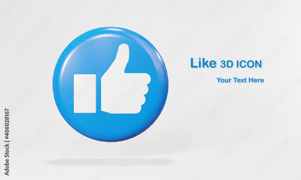 Like 3D icons, Abstract social media, Like 3D icons, Abstract social media,