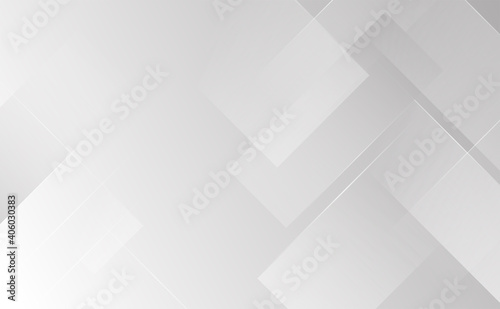 Grey and White Abstract background geometry shine and layer element concept building structure vector illustration.