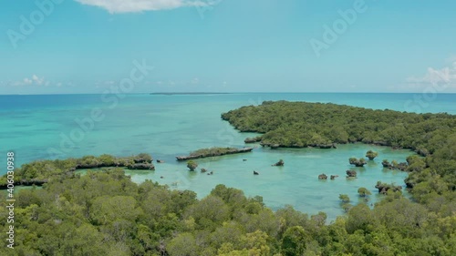 aerial view of the Tanzania Islands