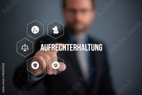 Aufrechterhaltung photo