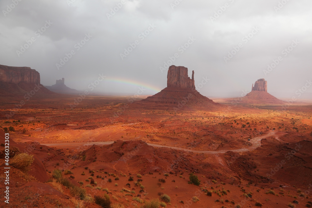 The grand landscape of Monument Valley