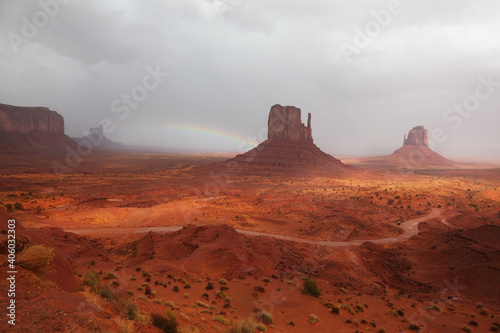 The grand landscape of Monument Valley