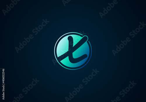 Free Download Letter X Linked Circle Logo, modern icon template, bright color light up. - GFXLoad