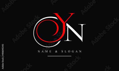 NY, YN, N, Y abstract letters logo monogram