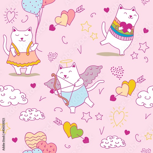 Pattern  for fabric. Author's print. 