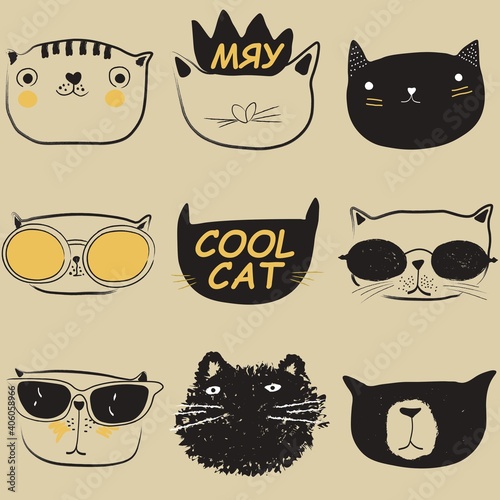 Pattern  for fabric. Author's print. 