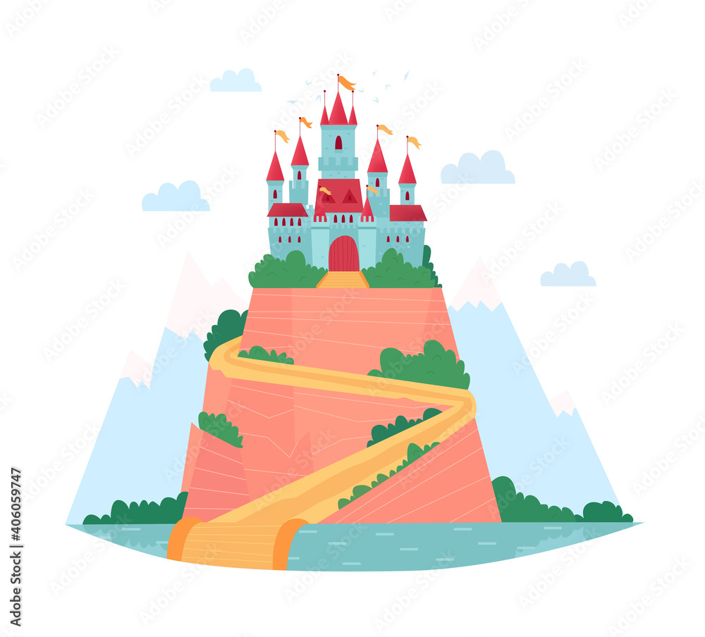 Fairy Tale Kingdom Cartoon Background