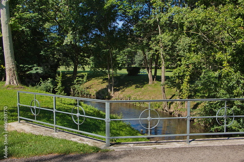 Wallpaper Mural Bridge in castle garden Laxenburg near Vienna, Austria, Europe
 Torontodigital.ca