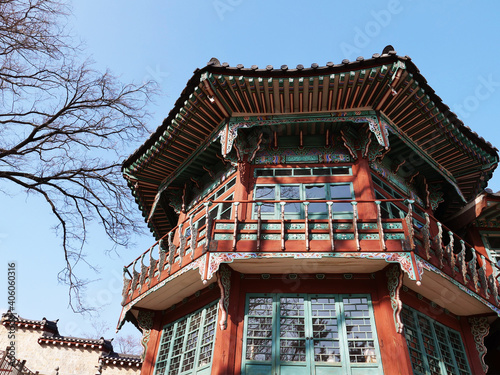 Photography Old architecture in the capital of Korea